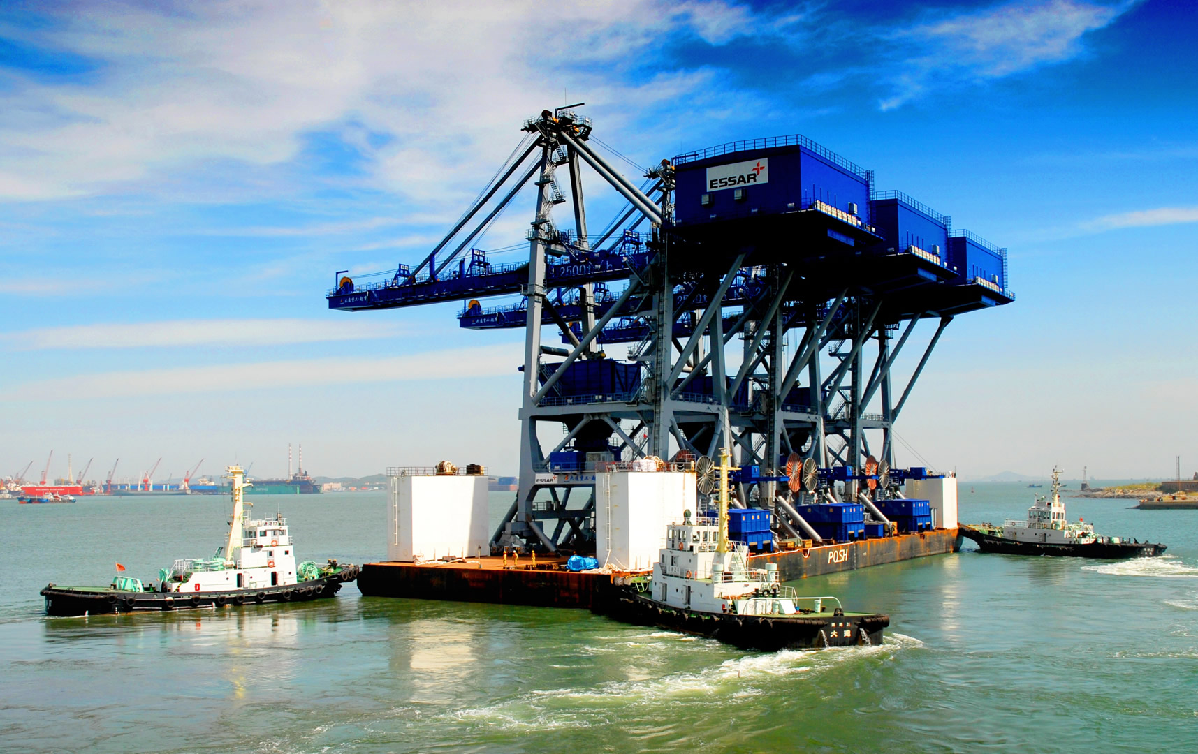 2500吨每小时卸船机(出口印度)